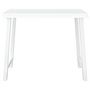 Voir la diapositive 3 : VIDAXL Table de camping blanc 79x56x64 cm PP aspect de bois