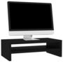 Voir la diapositive 3 : VIDAXL Support de moniteur Noir 42 x 24 x 13 cm Bois d'ingenierie