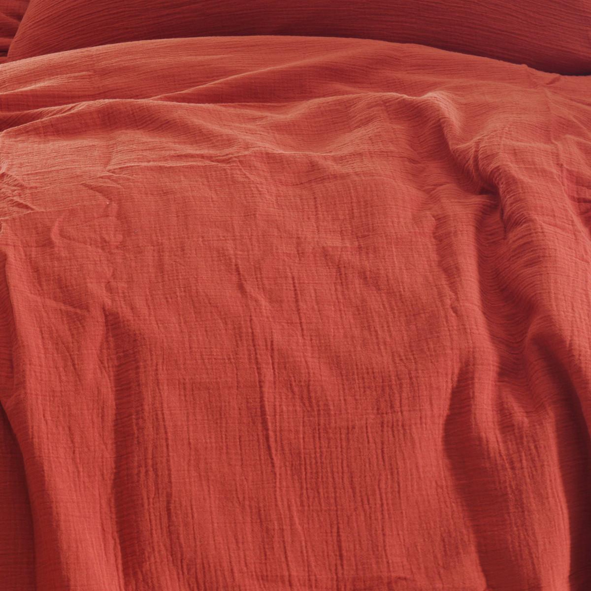 Voir la diapositive 2 : Sensei Maison Housse de couette en gaze de coton LOFT