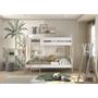 Voir la diapositive 2 : Vipack Lit superposé Kiddy blanc 90x200 cm