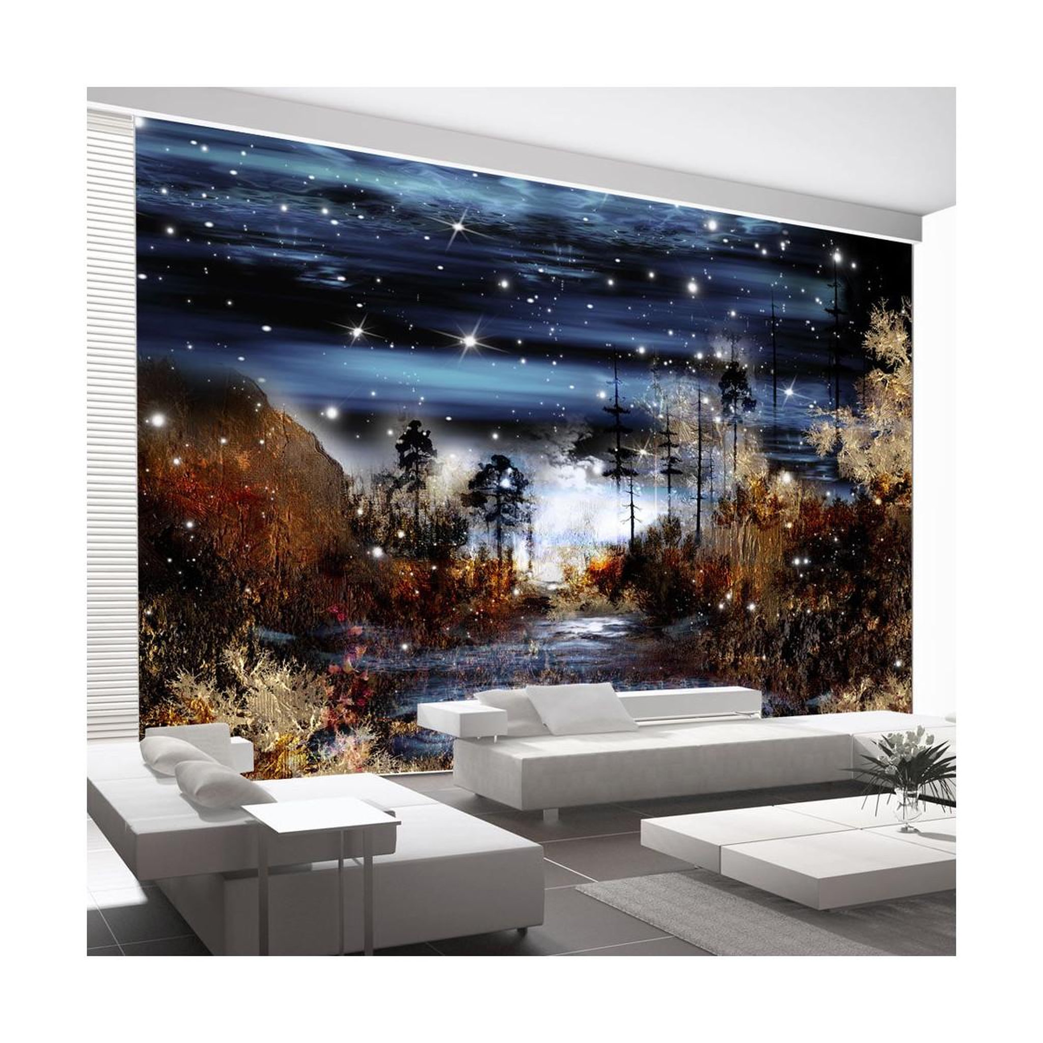 Paris Prix Papier peint  magical forest. Coloris disponibles : Multicolore