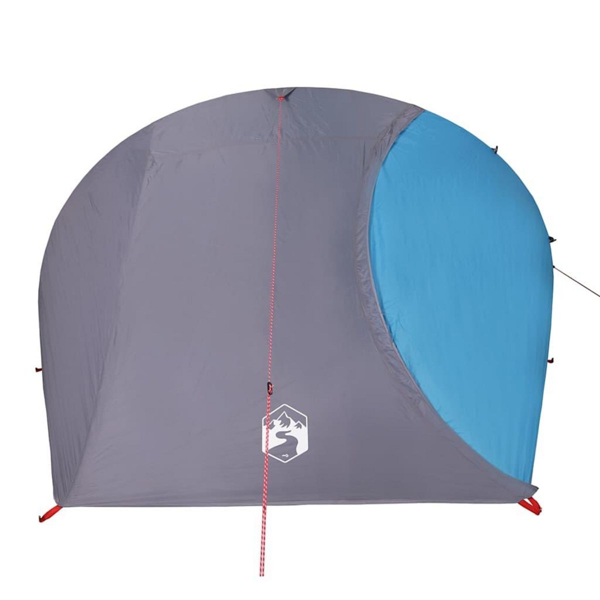 VIDAXL Tente de camping a dome 4 personnes bleu impermeable