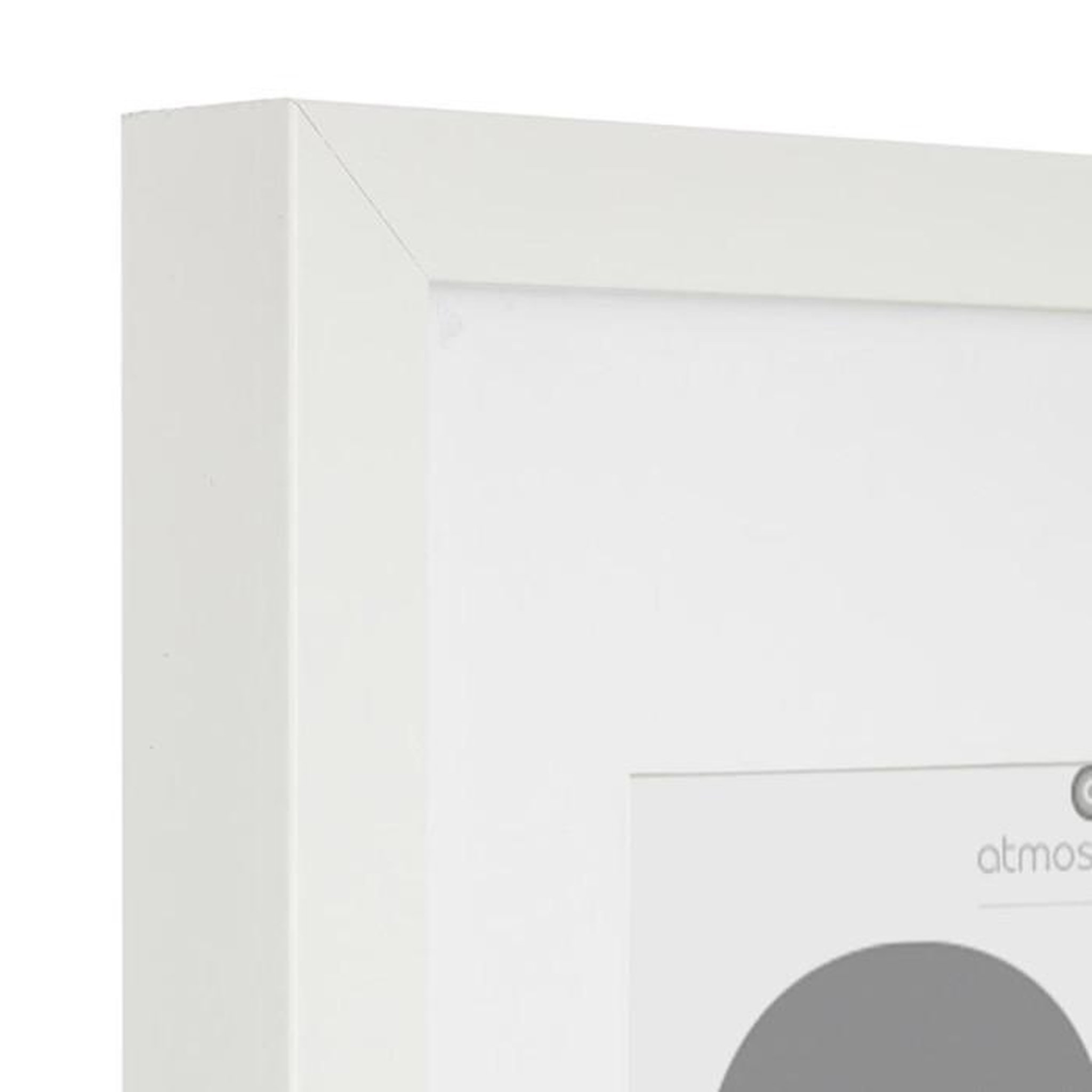 Voir la diapositive 2 : ATMOSPHERA Cadre Photo Déco  Eva  21x30cm Blanc