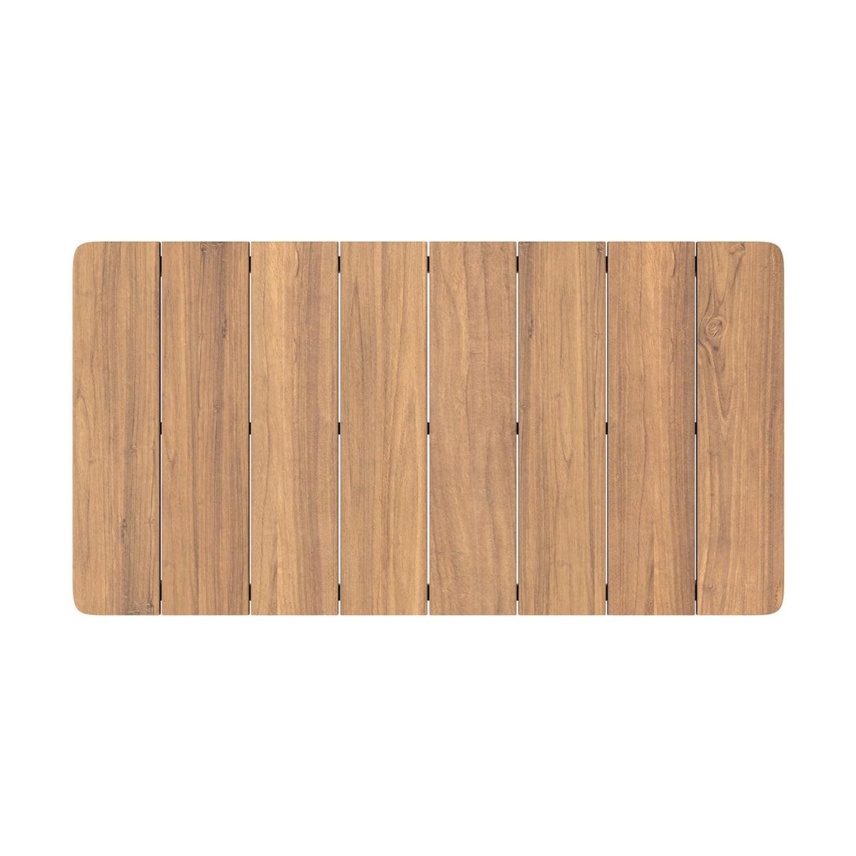 Rendez vous déco Table basse rectangulaire de jardin en bois de teck massif-Nadila