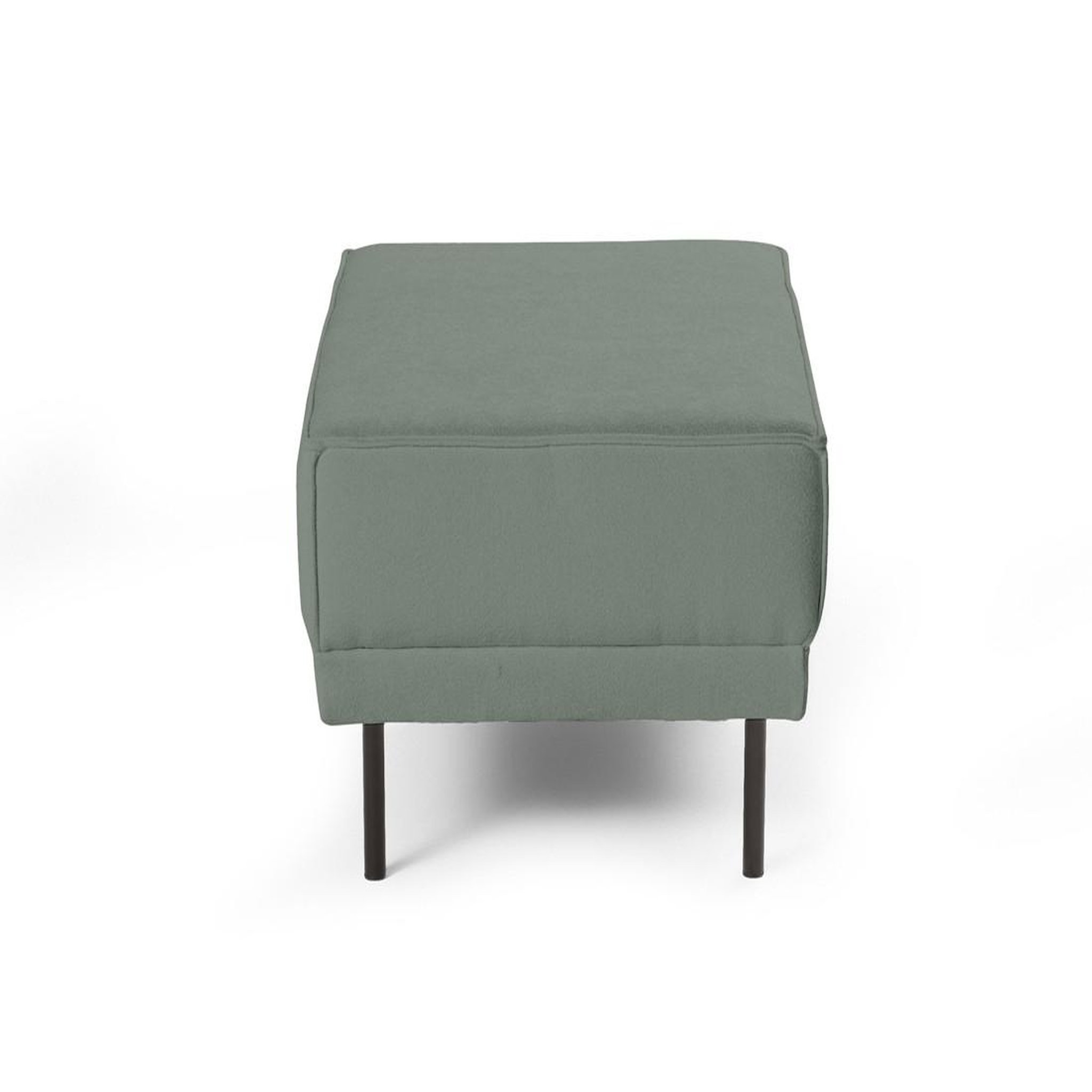 Voir la diapositive 3 : LISA DESIGN Charlie - pouf - pieds hauts - en tissu