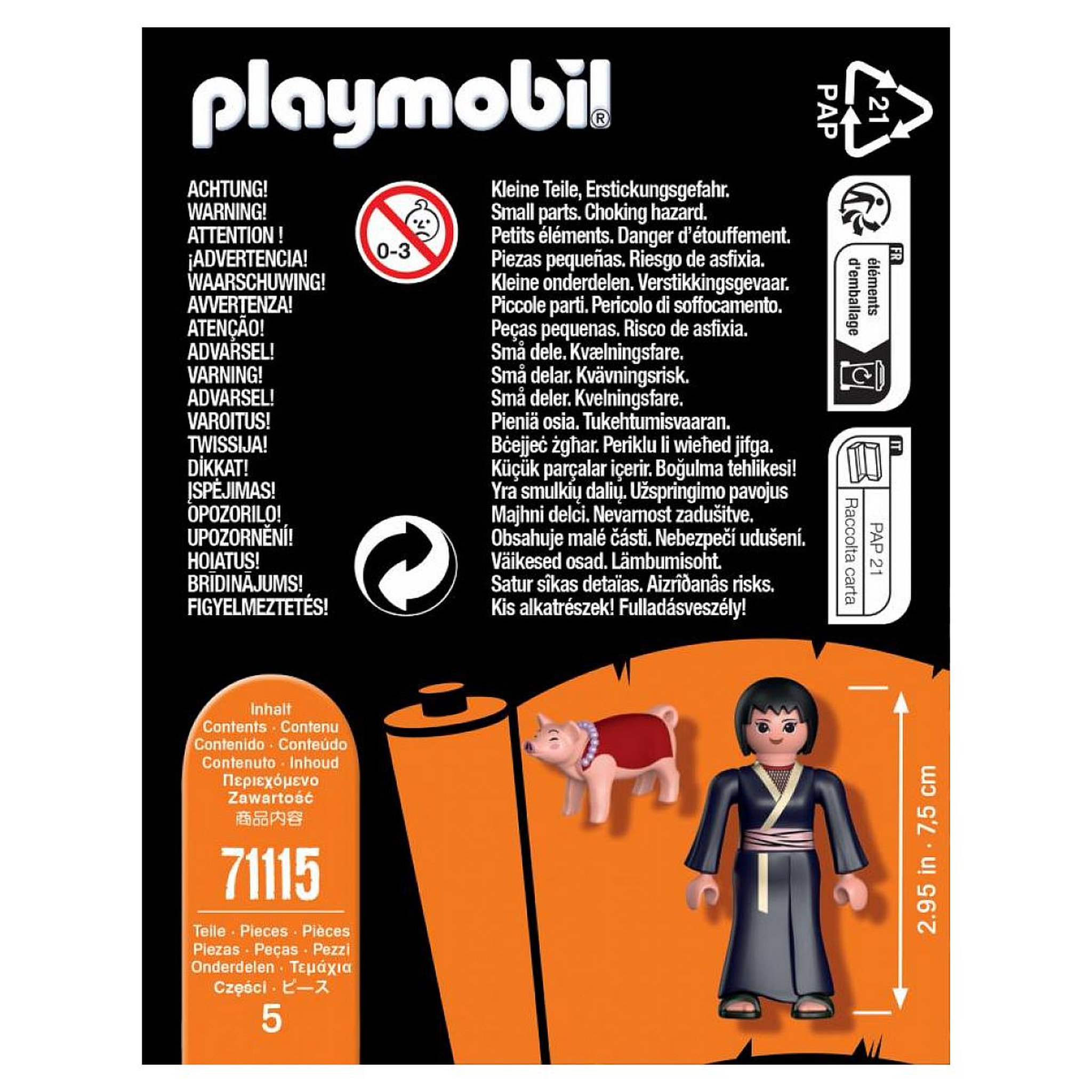 Voir la diapositive 2 : PLAYMOBIL 71115 Shizune - Naruto Shippuden