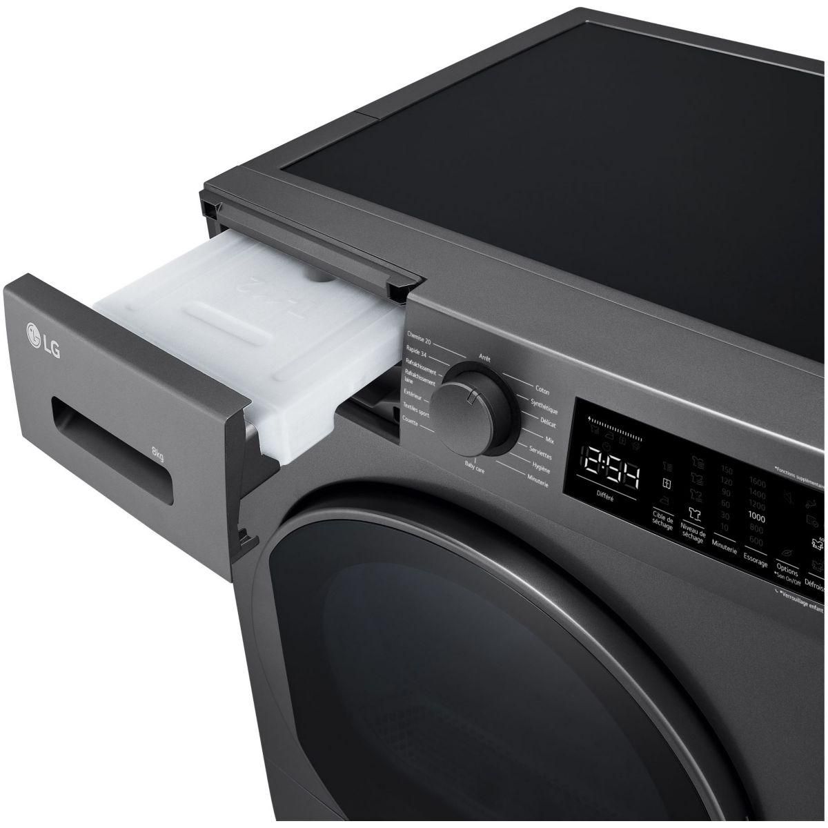 LG Sèche linge pompe à chaleur RH8D14ST