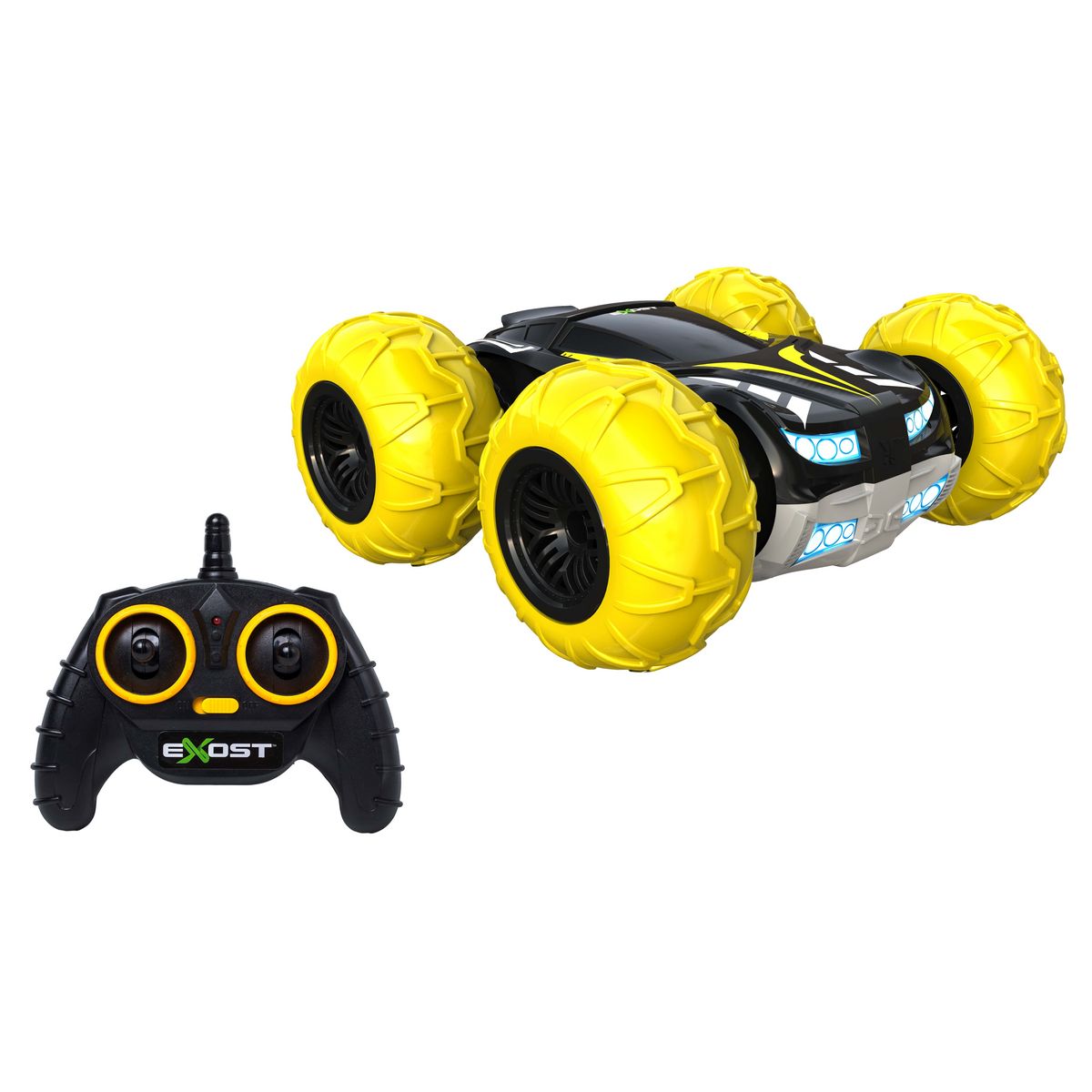 SILVERLIT Exost - véhicule radiocommandé 360 tornado 2.4 GHz 1/10ème jaune
