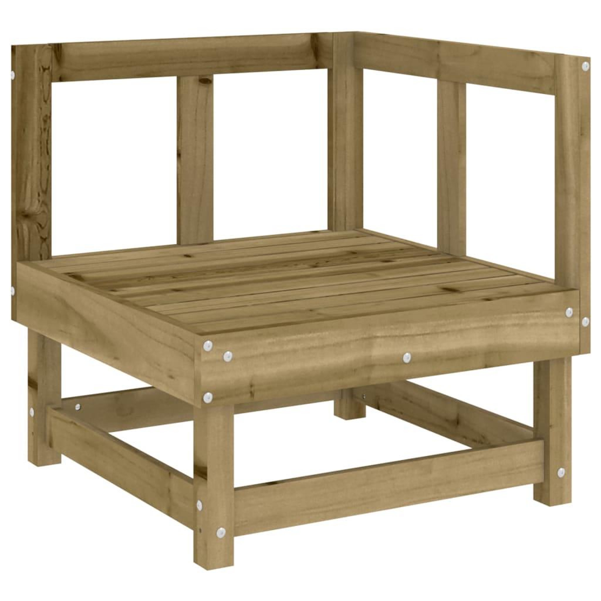 Voir la diapositive 5 : VIDAXL Salon de jardin 3 pcs bois de pin impregne
