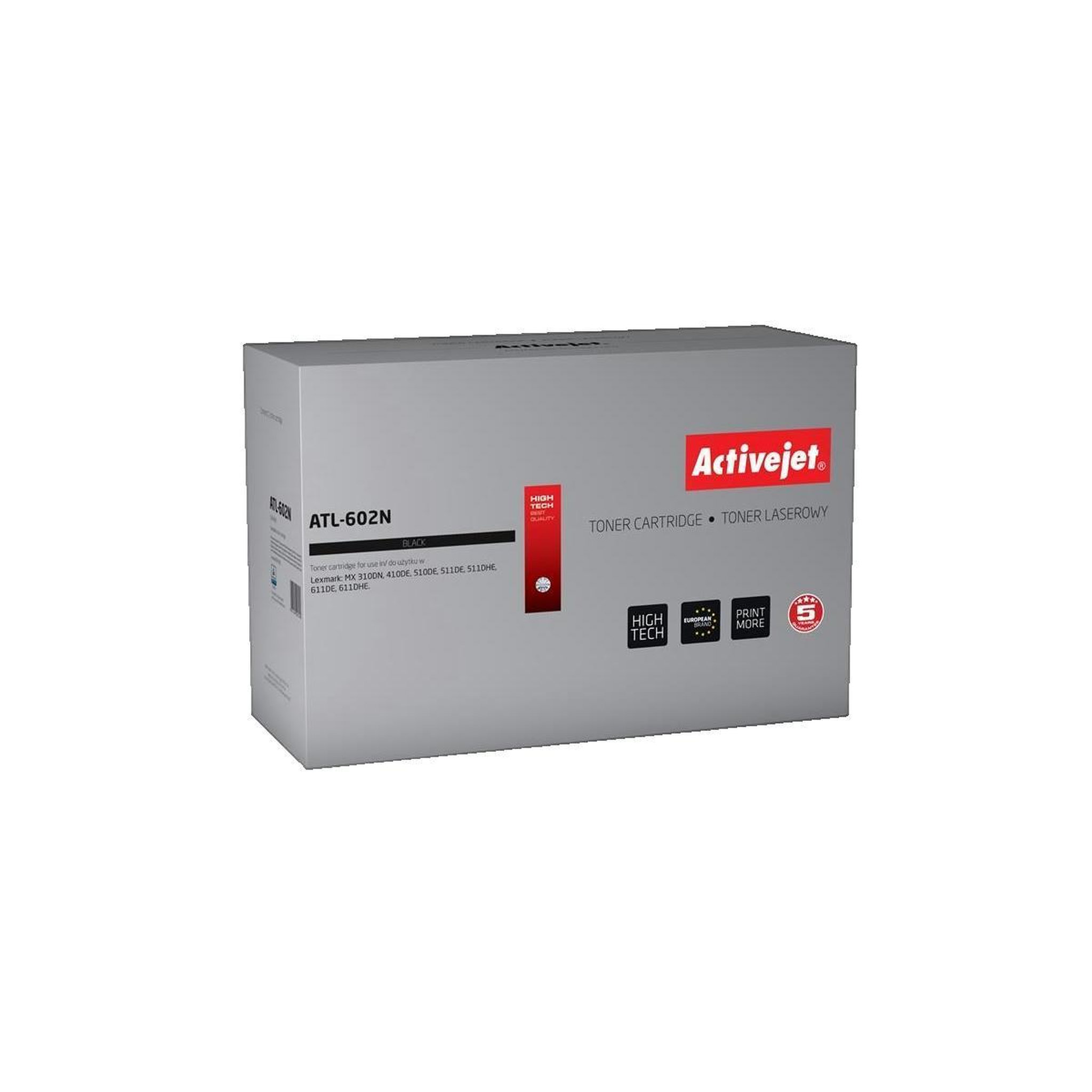 Voir la diapositive 2 : ActiveJet Toner Activejet ATL-602N noir