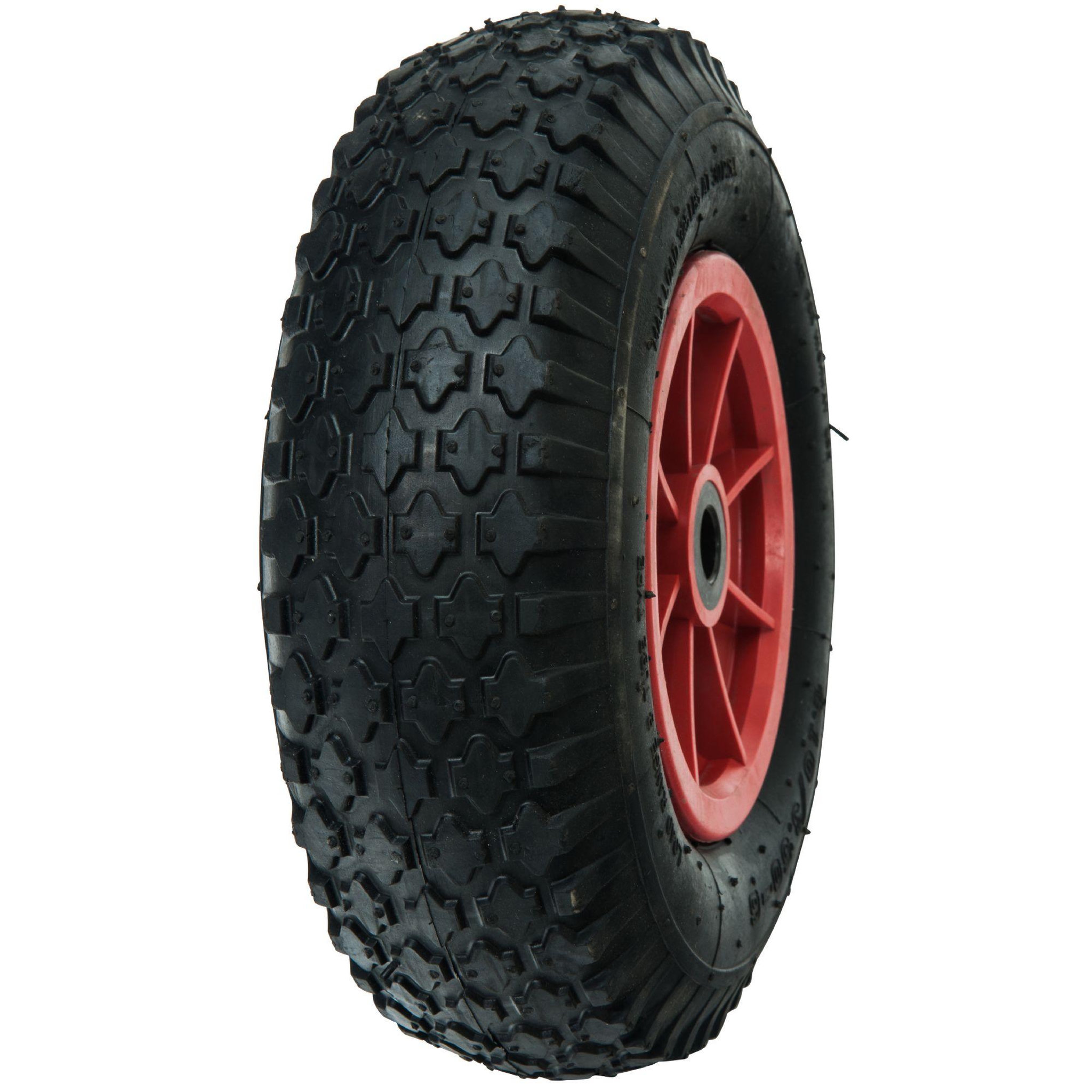 Voir la diapositive 3 : WERKAPRO Roue gonflable 12'' 300x85  alésage 20mm werka pro