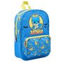 Voir la diapositive 2 : DC COMIC'S Sac maternelle avec pochette avant bleu Batman