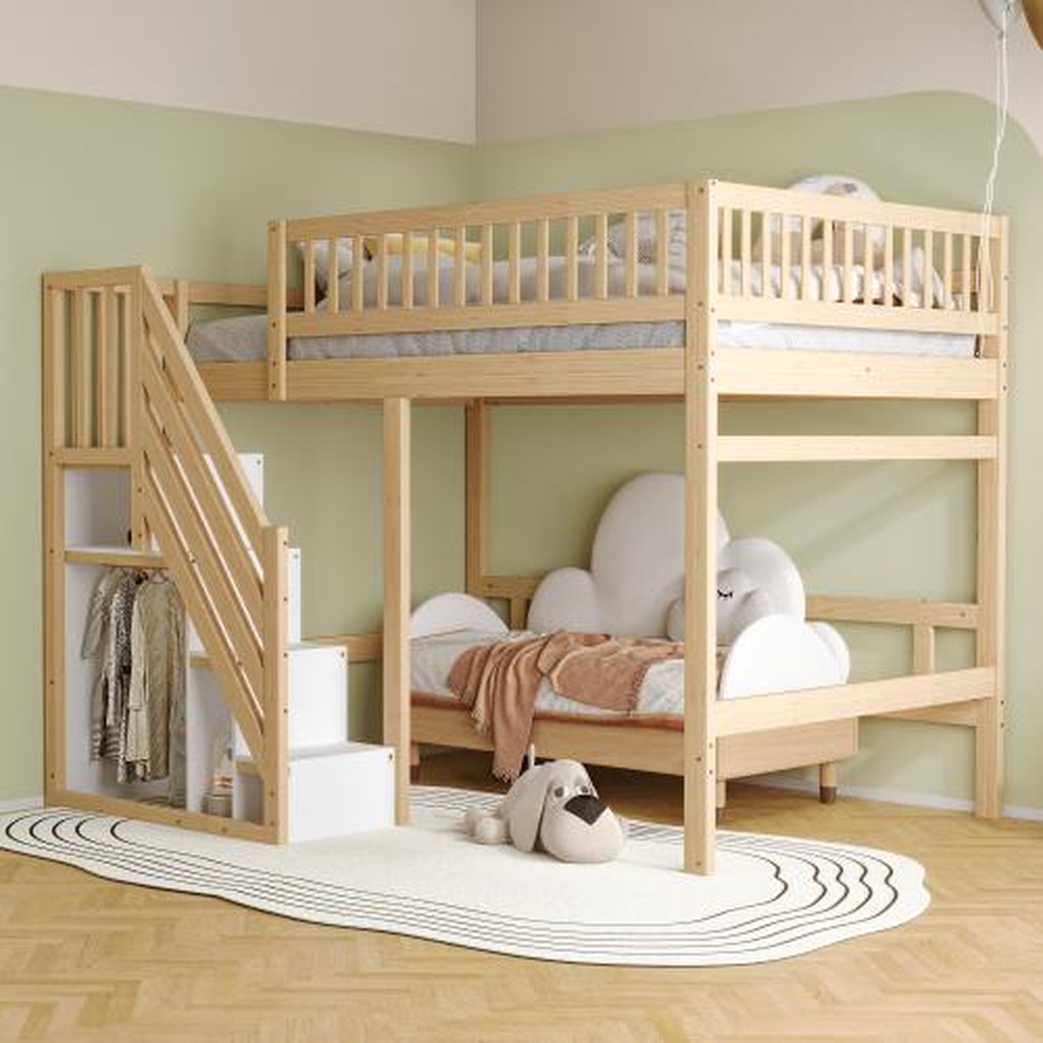 Voir la diapositive 2 : MERAX Lit mezzanine enfant