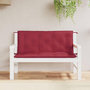 Voir la diapositive 1 : VIDAXL Coussins de banc de jardin lot de 2 rouge bordeaux tissu Oxford