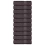 Voir la diapositive 1 : VIDAXL Serviettes de bain 10 pcs anthracite 100x150 cm 100% coton