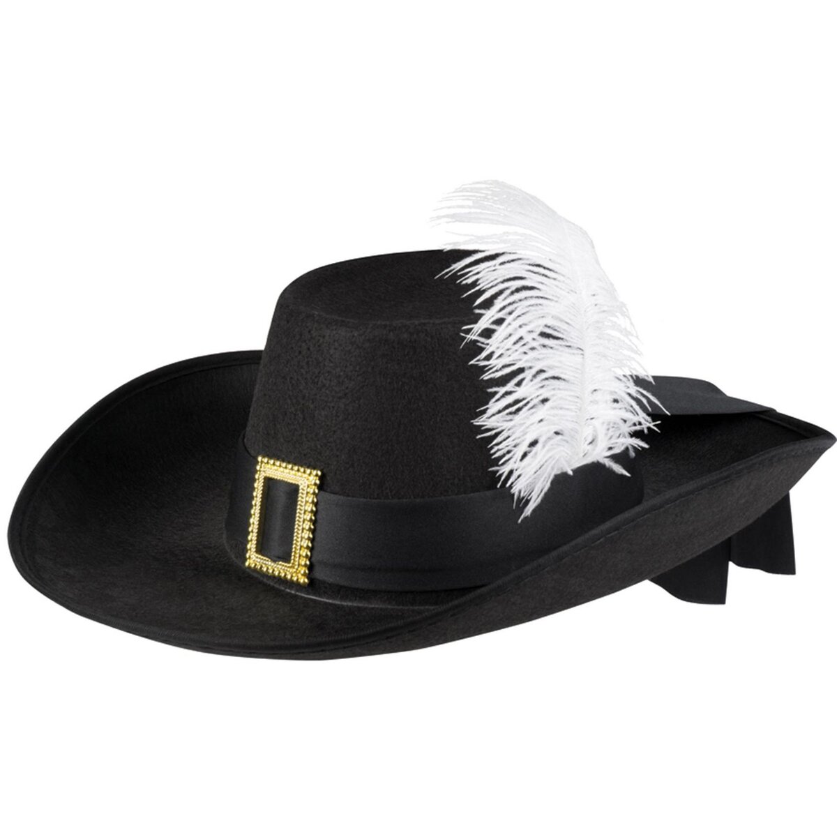 Boland Chapeau de Mousquetaire - Ruban Noir