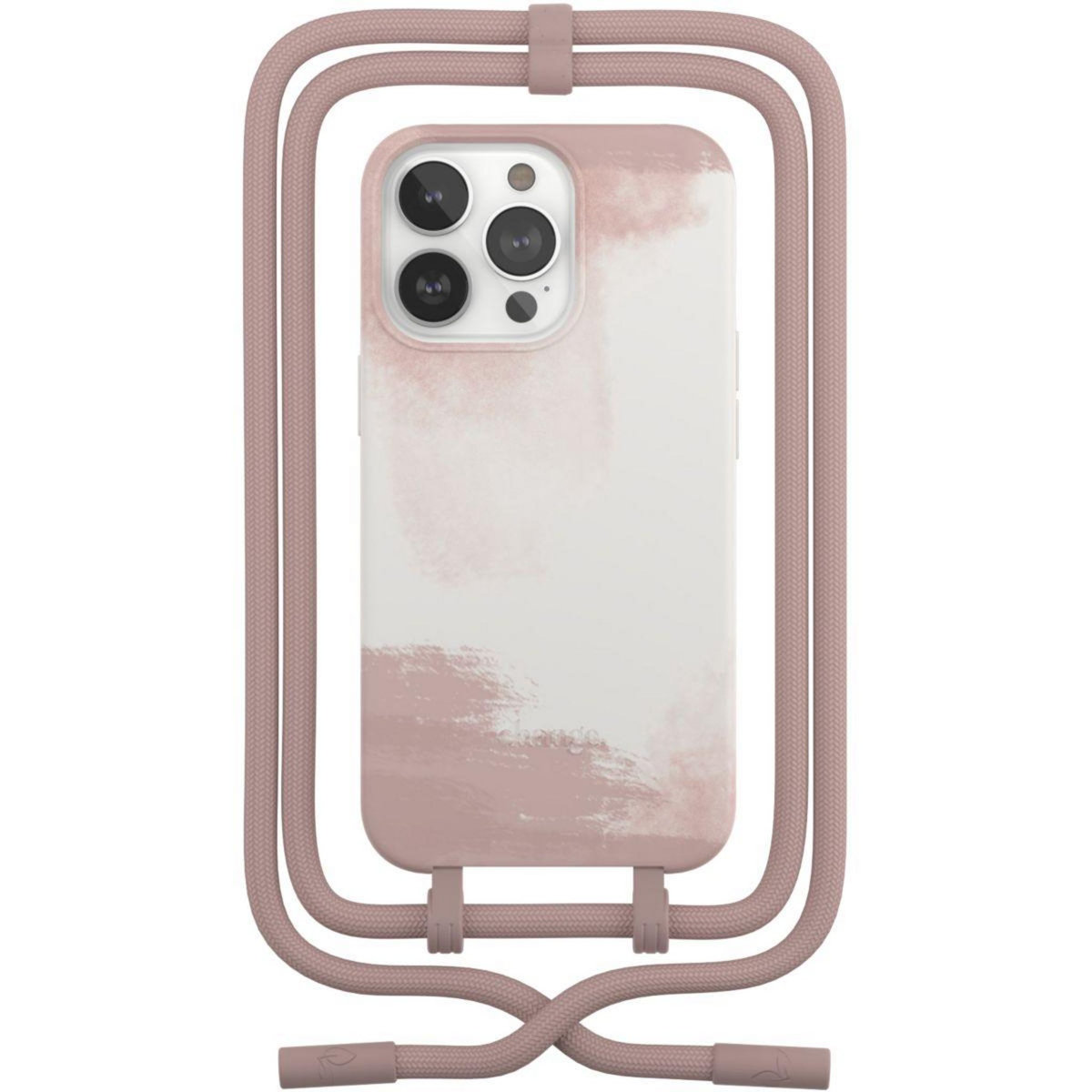 WOODCESSORIES Coque avec cordon iPhone 13 Pro Tour de cou rouge