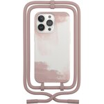 WOODCESSORIES Coque avec cordon iPhone 13 Pro Tour de cou rouge