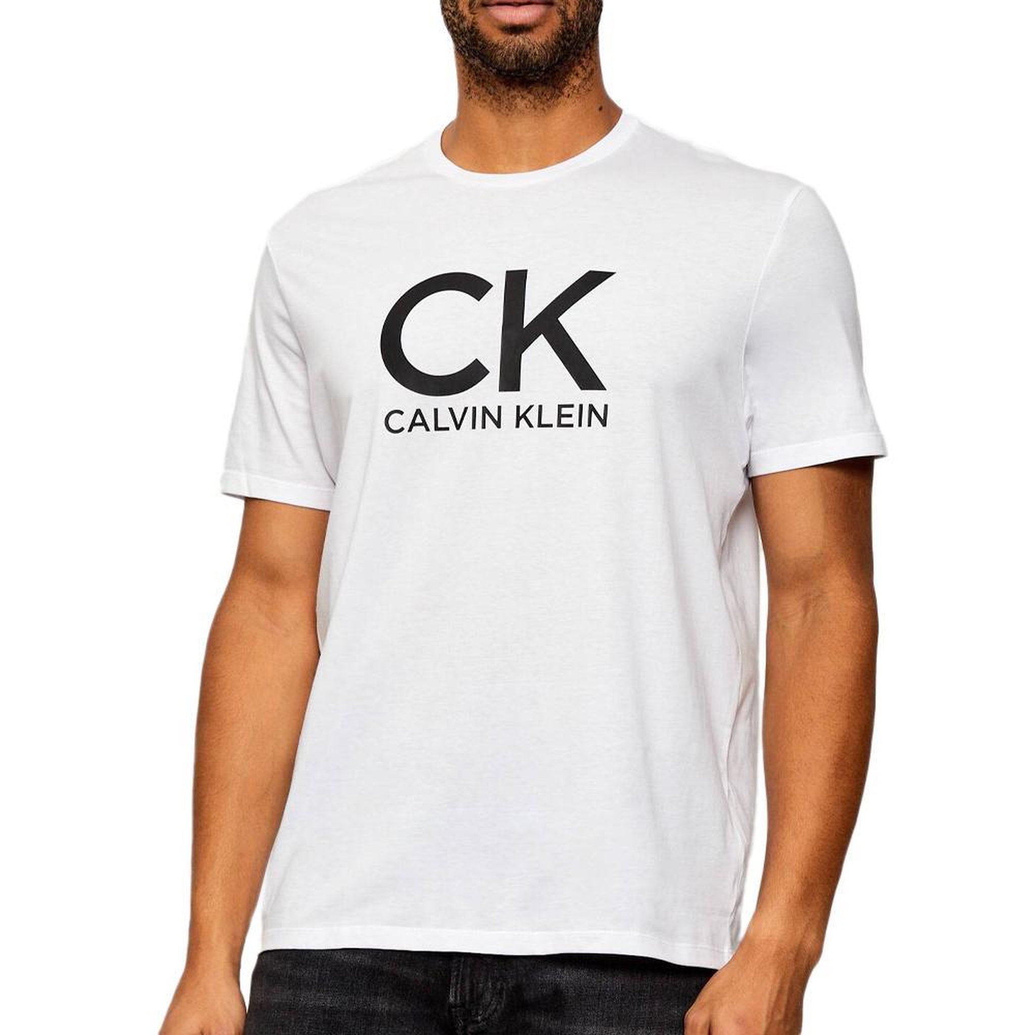CALVIN KLEIN JEANS T-Shirt Blanc Homme Calvin Klein Jeans LV04RD819G. Coloris disponibles : Blanc