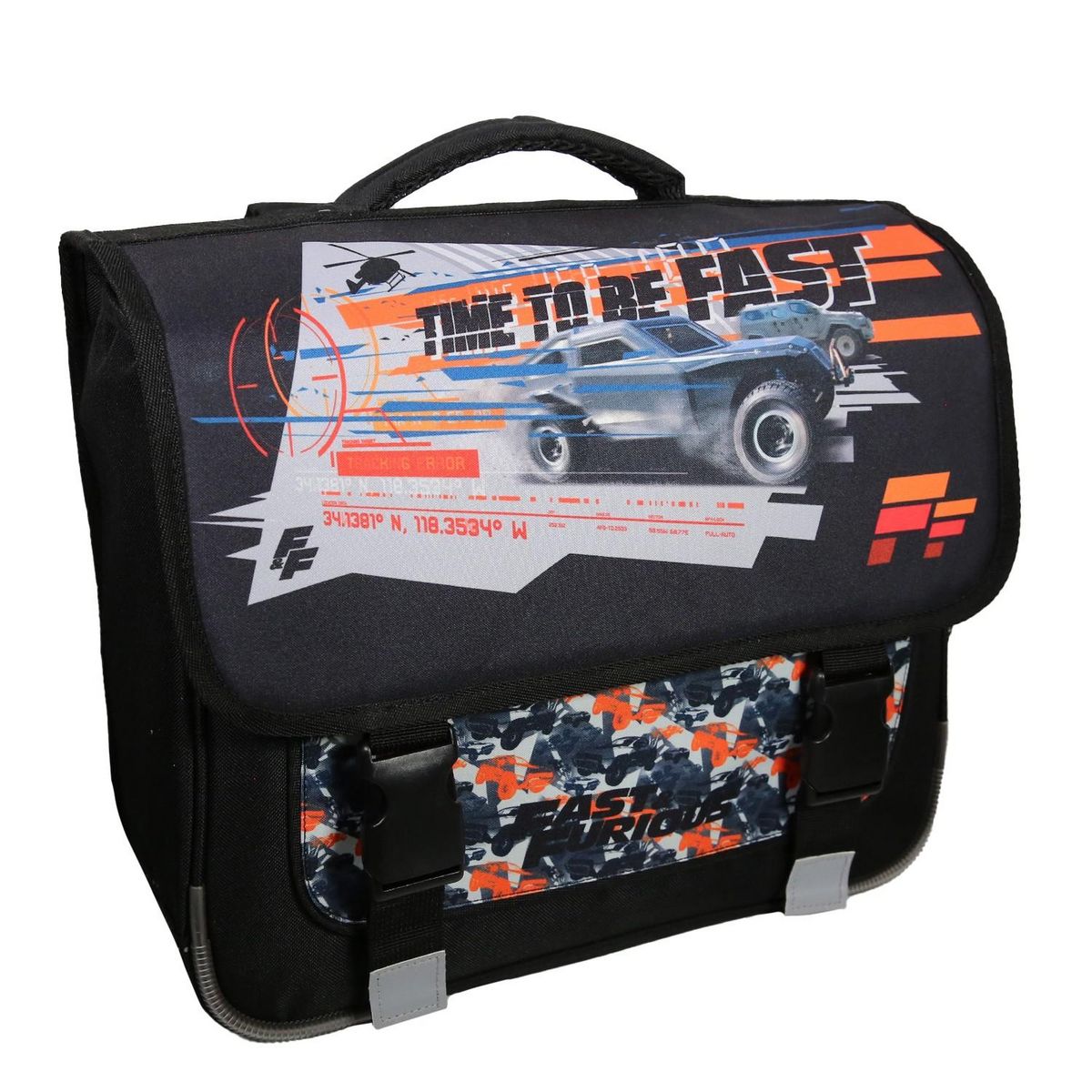 Bagtrotter BAGTROTTER Cartable 38 cm Fast And Furious Noir
