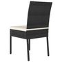 Voir la diapositive 4 : VIDAXL Chaises a manger de jardin lot de 2 Resine tressee Noir