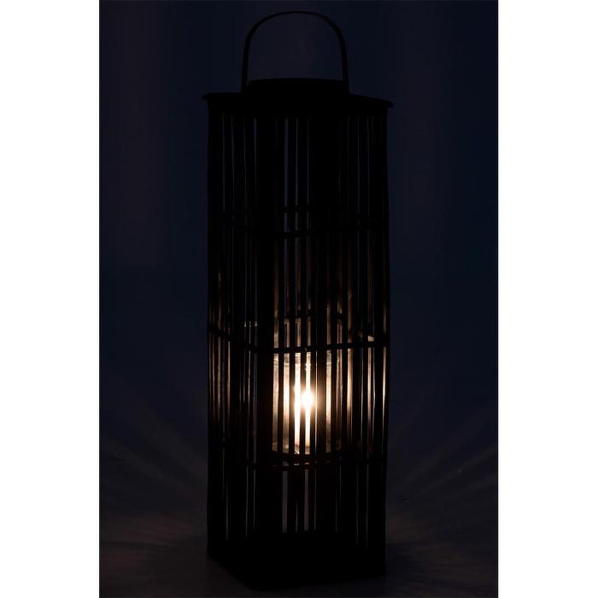 Voir la diapositive 3 : Paris Prix Lanterne Déco en Bambou  Longue  89cm Noir