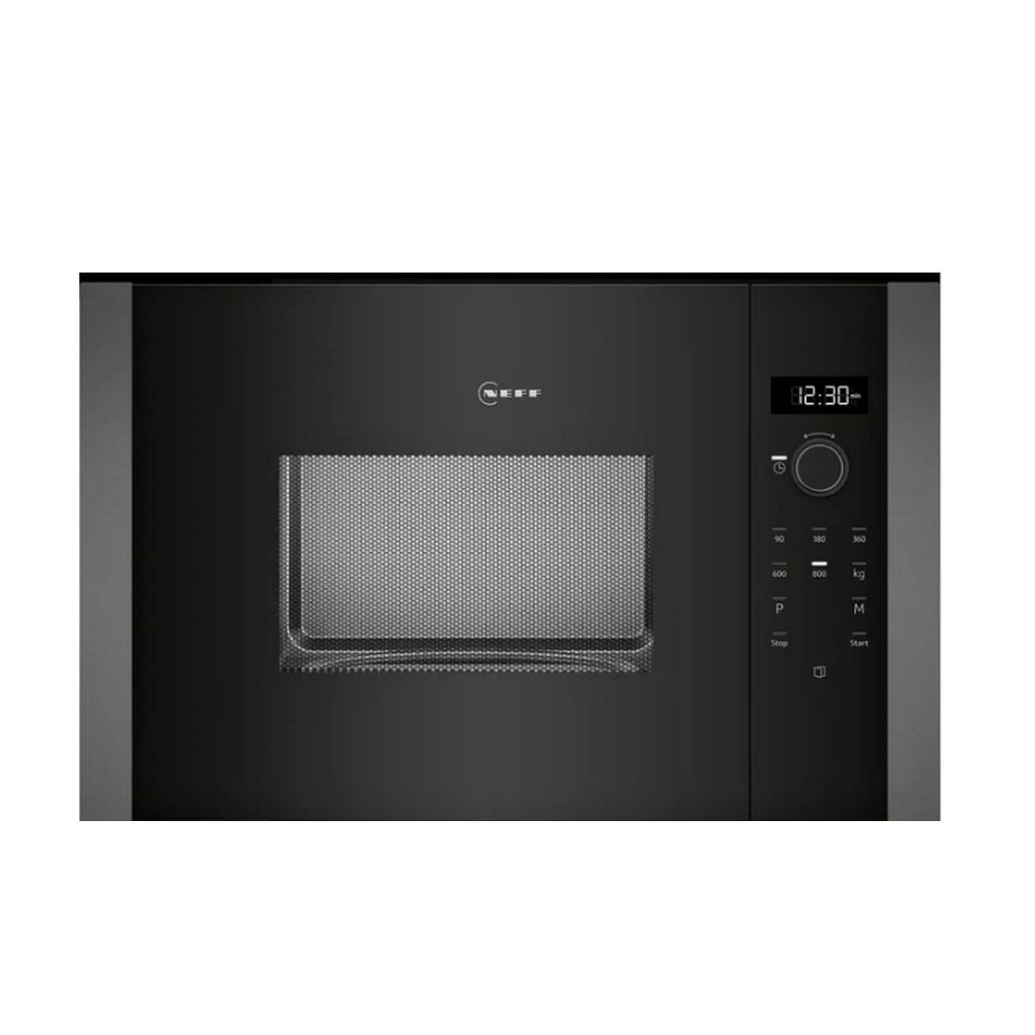 Voir la diapositive 1 : Neff Micro-ondes encastrable 20l 1270w graphite grey - HLAWD23G0