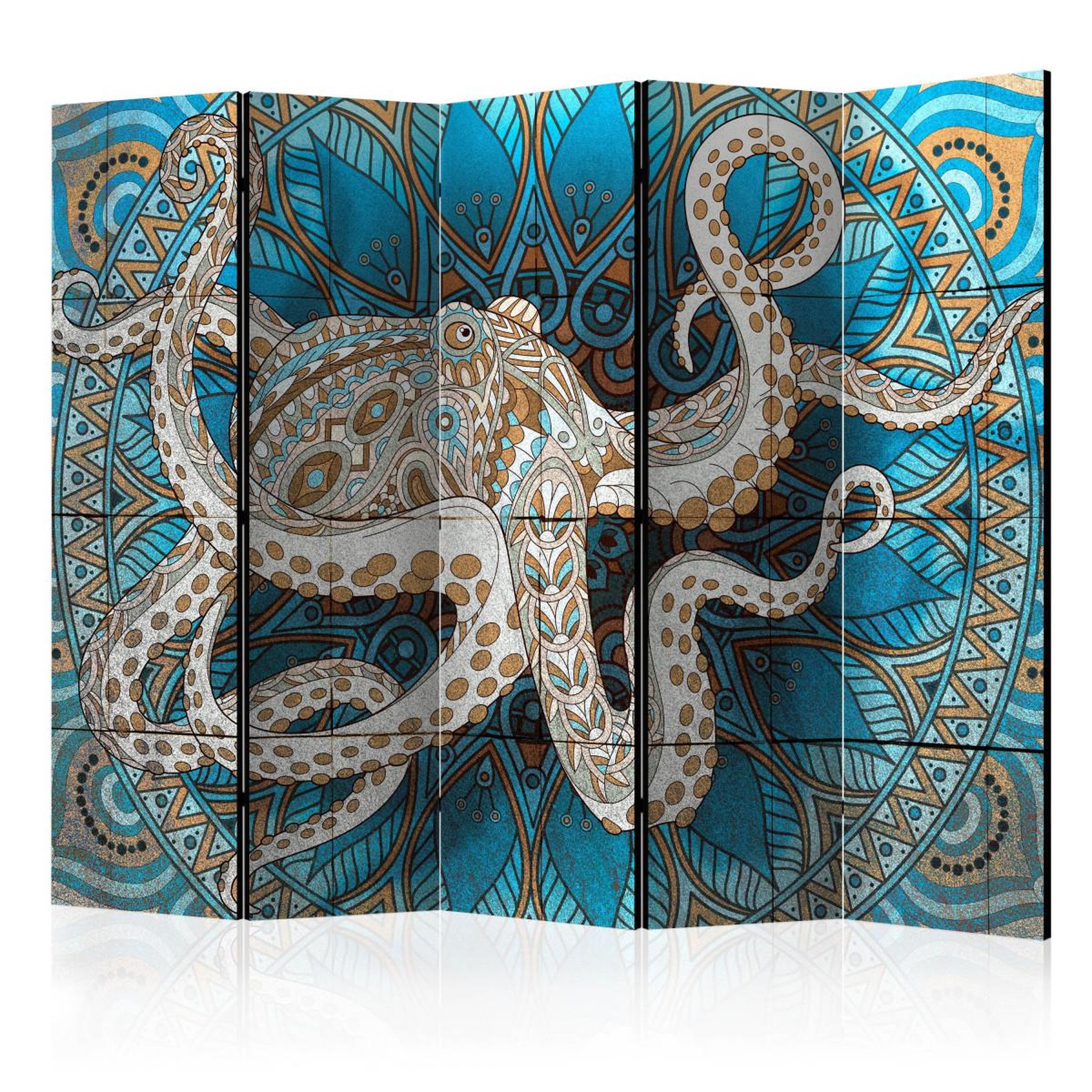 Paris Prix Paravent 5 volets  zen octopus  172x225cm