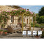 Voir la diapositive 1 : JARDIDECO Pergola adossée en bois massif Saint-Denis 510 x 300 cm - Maderland