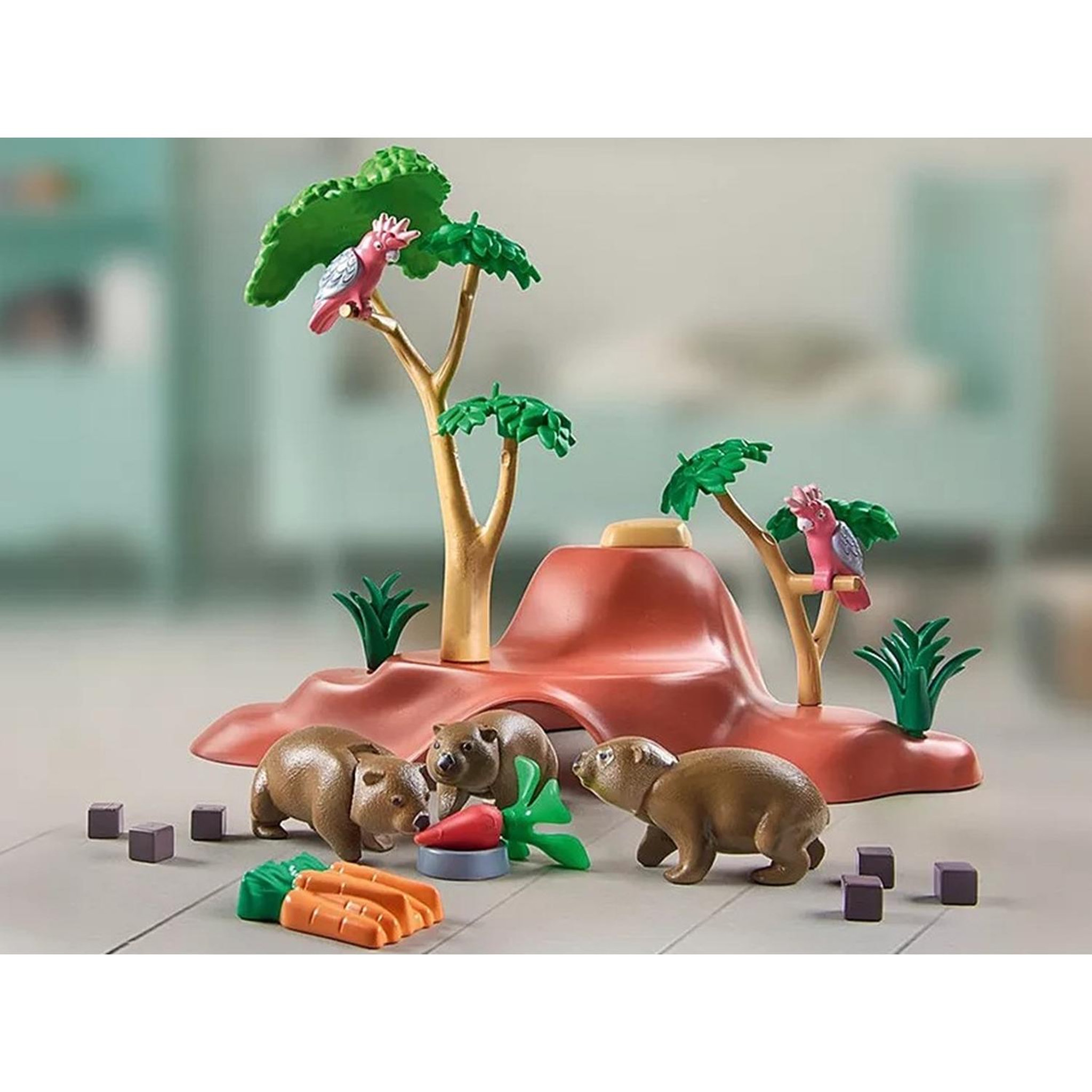 Voir la diapositive 3 : PLAYMOBIL Wiltopia Terriers de wombats