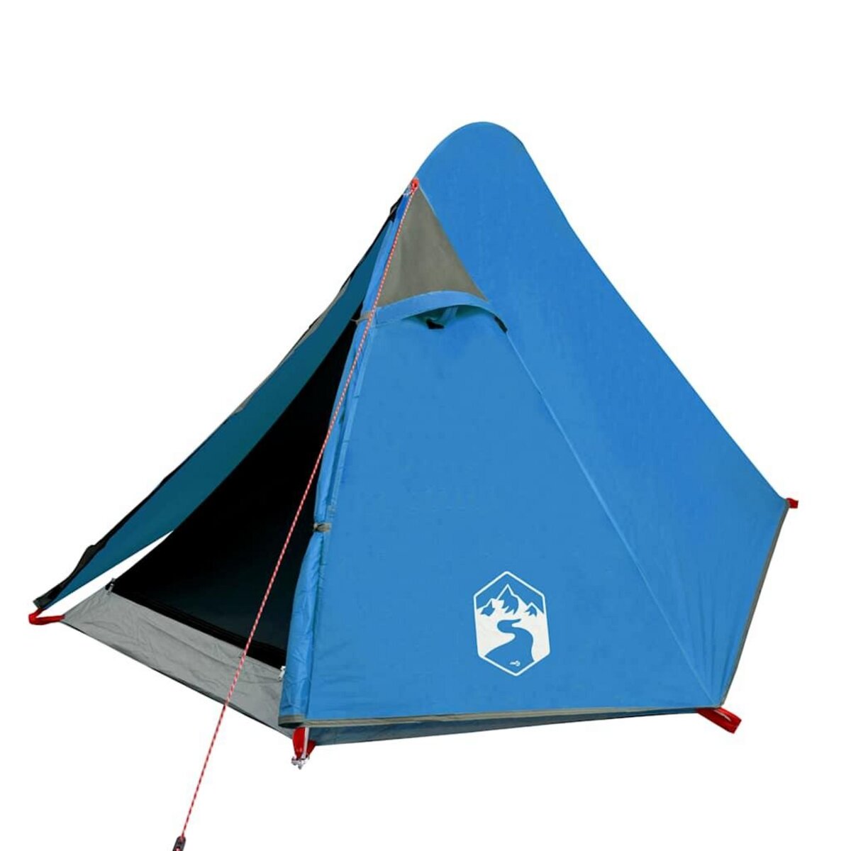 VIDAXL Tente de camping a dome 2 personnes bleu impermeable