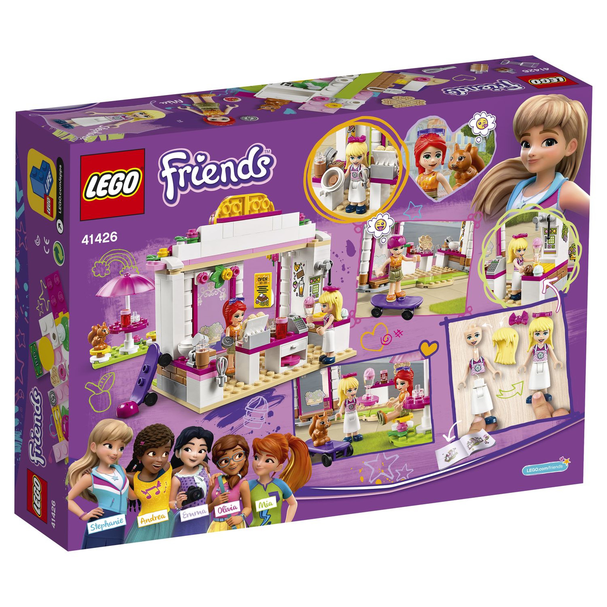 Voir la diapositive 3 : LEGO Friends 41426 - Le café du parc de Heartlake City