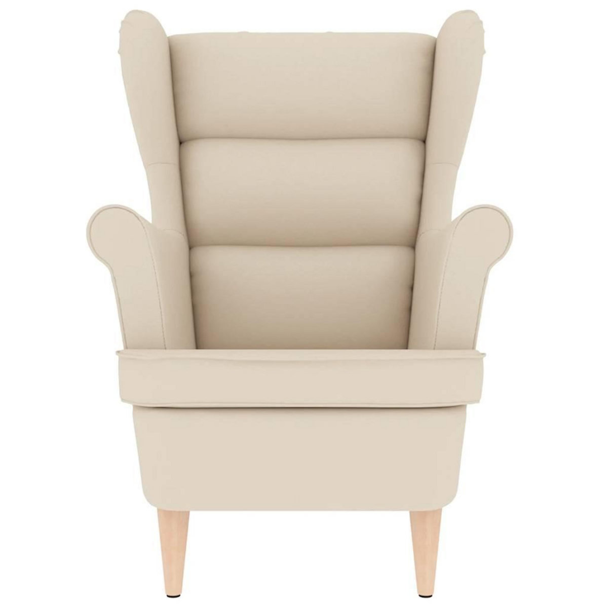 VIDAXL Fauteuil blanc 74x84x100 cm lin