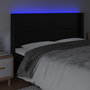 Voir la diapositive 4 : VIDAXL Tete de lit a LED Noir 163x16x118/128 cm Similicuir