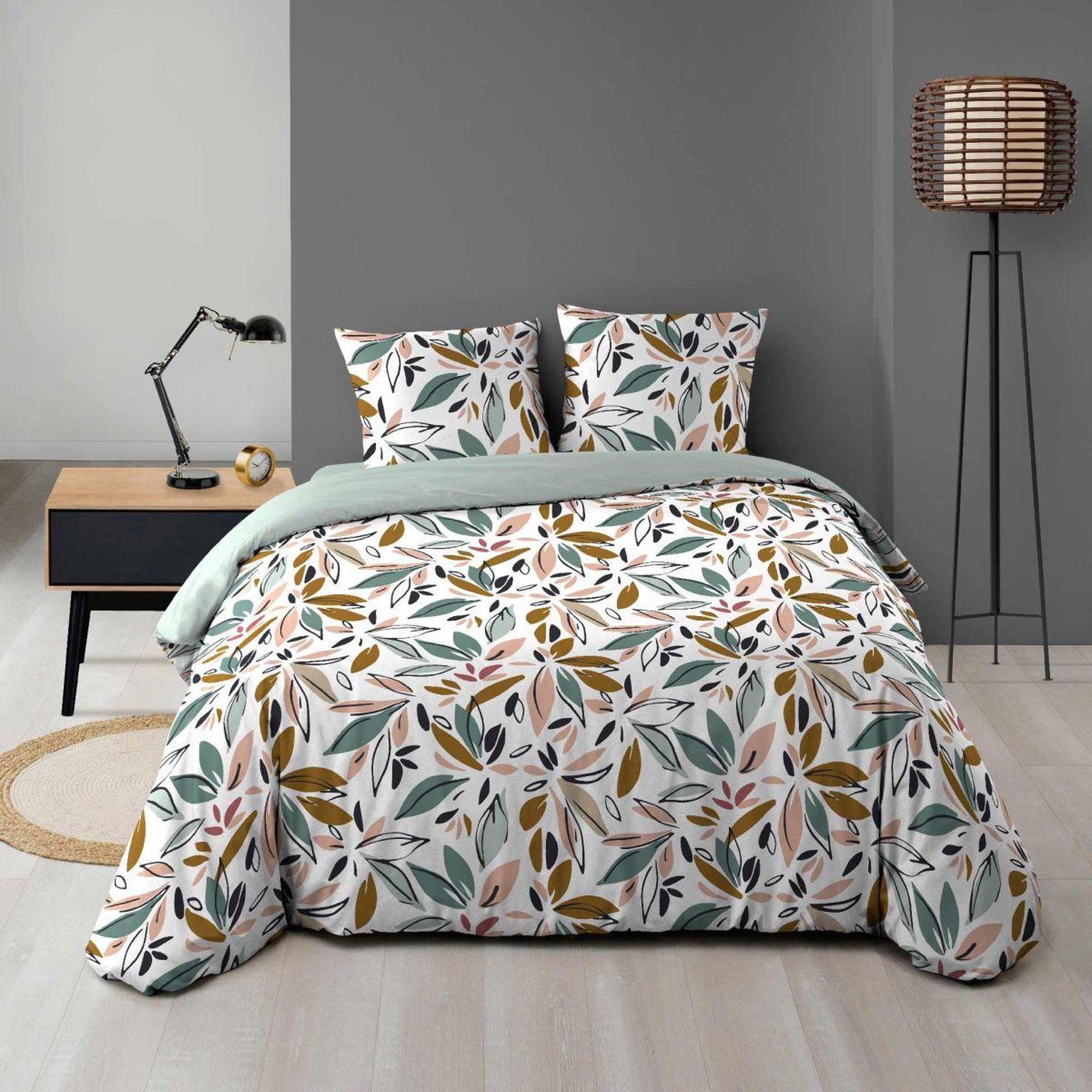 Douceur d'Intérieur Parure de lit 3 pièces  wilonie  240x220cm multicolore
