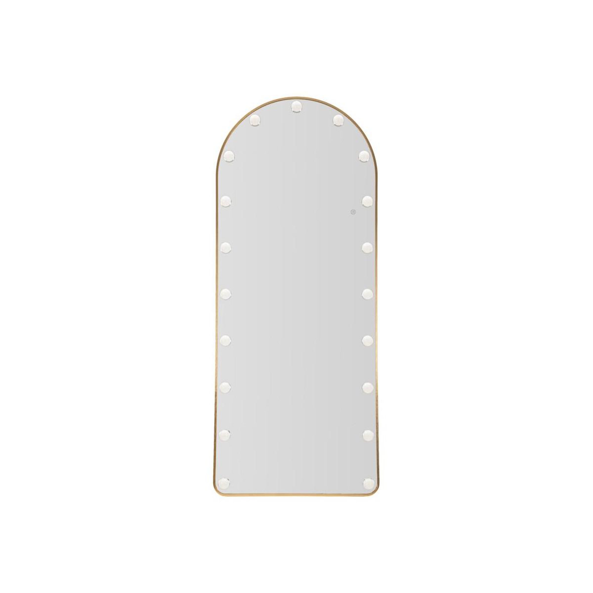 Voir la diapositive 2 : Paris Prix Miroir led sur pied  hollywood  170cm or