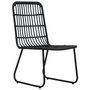 Voir la diapositive 4 : VIDAXL Ensemble de bistro 3 pcs Resine tressee Noir