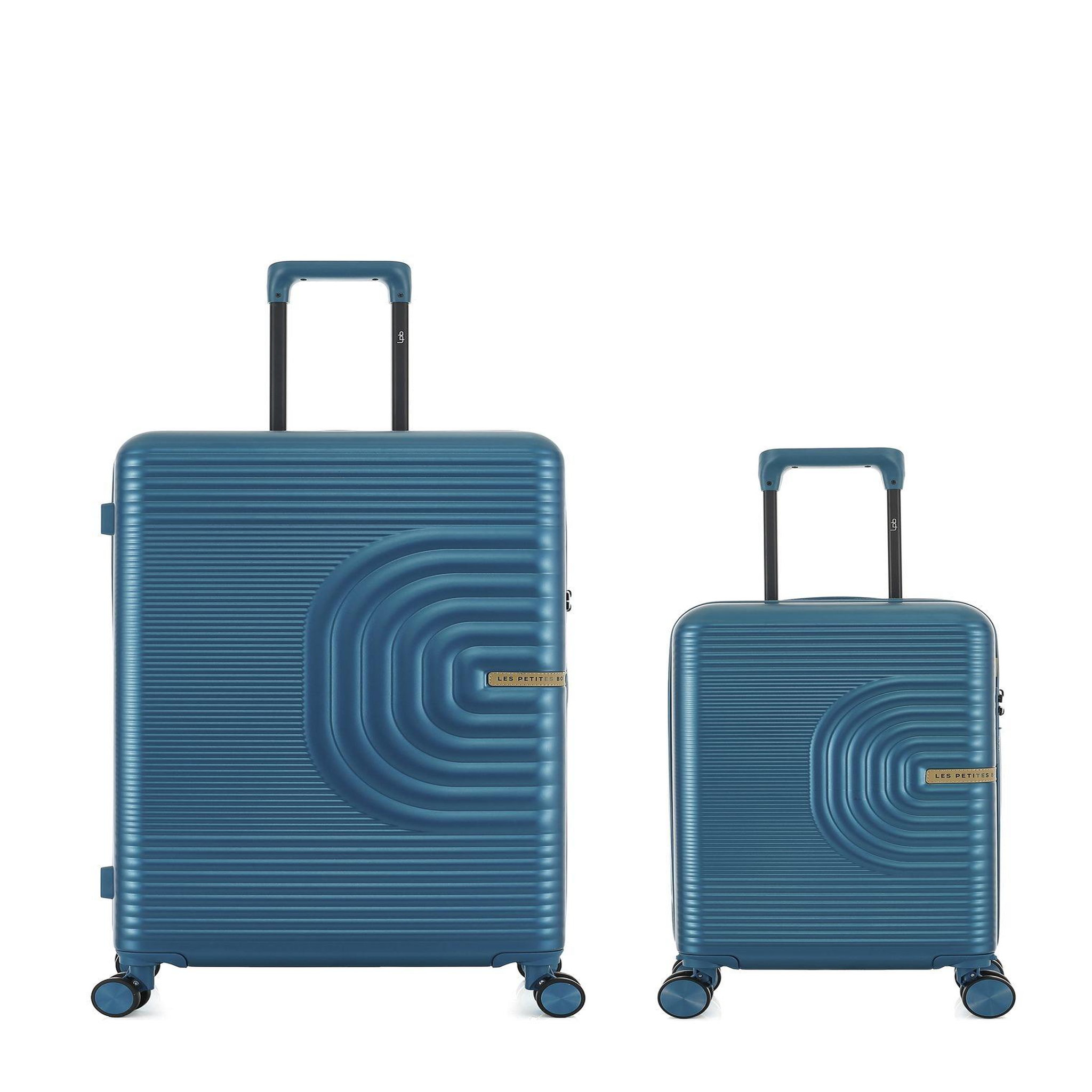 LES P'TITES BOMBES LPB Lot de 2 Valises Rigides Grand Format et Cabine XS CELIA