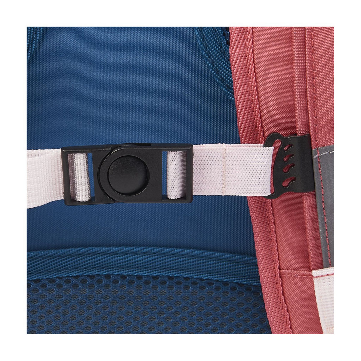 AUCHAN Cartable 36 cm CP/CE1/CE2 bleu et rouge Nature Lover