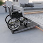 Voir la diapositive 6 : HOMCOM Rampe de fauteuil roulant pliable en alliage d'aluminium noir