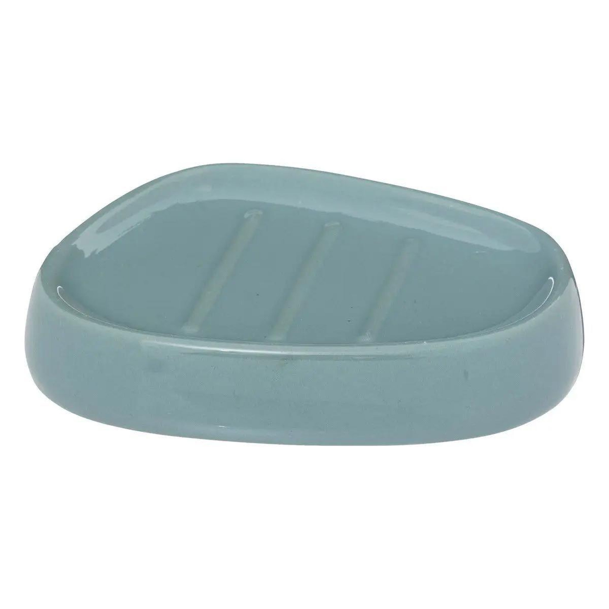 FIVE Porte savon  galet  12cm bleu arctique