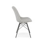 Voir la diapositive 3 : Paris Prix Chaise Design  Aliba  83cm Gris & Noir