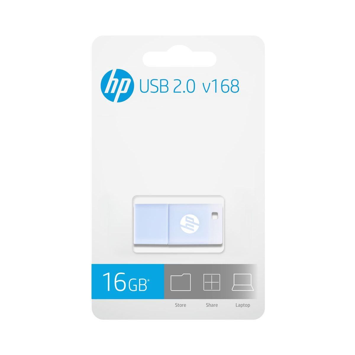 HP Clé USB 16go v168 usb 2.0 bleu