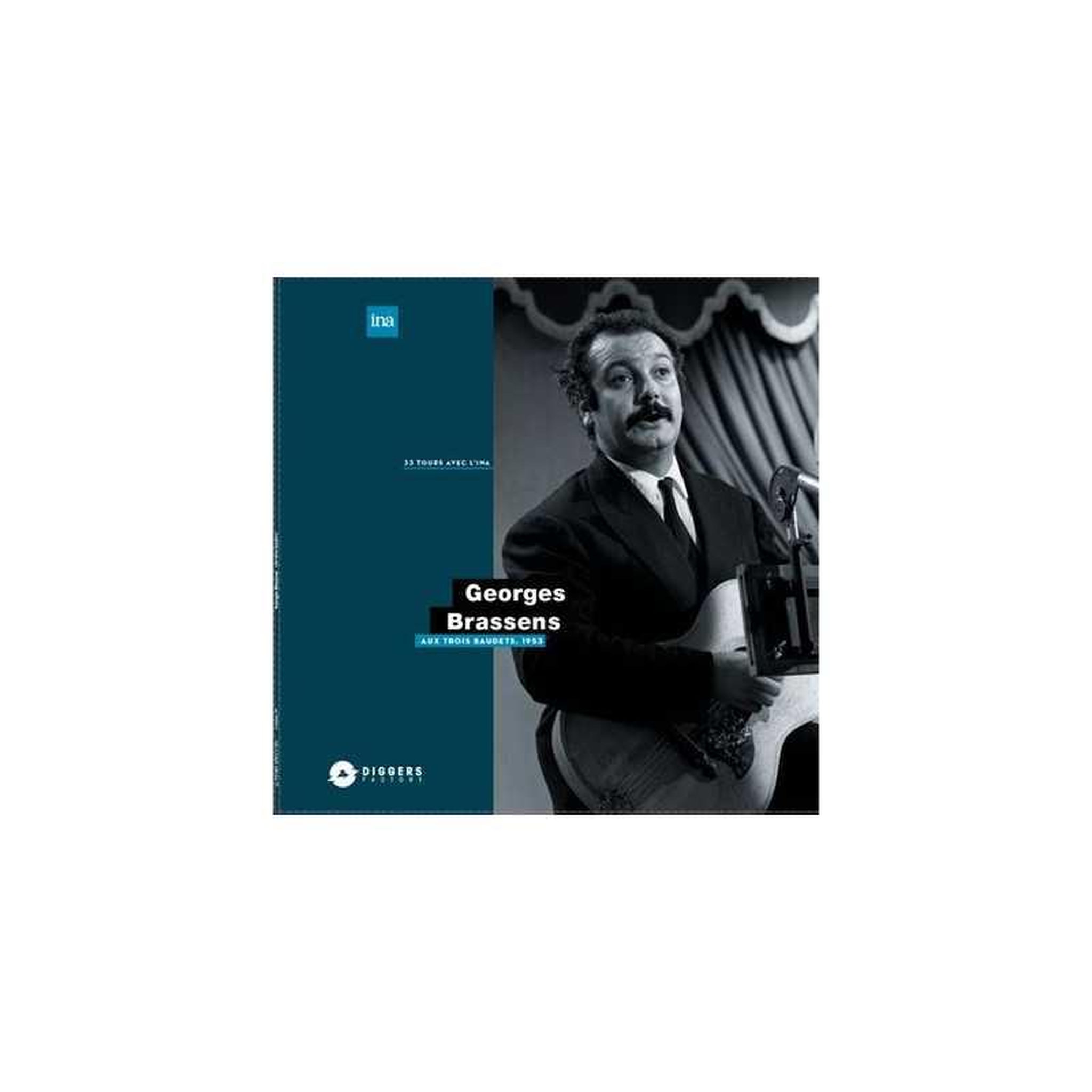 Vinyle album aux trois baudets 1953 – georges brassens (édition standard)