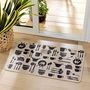 Voir la diapositive 4 : Paris Prix Tapis Multi-Usage Tissé  Kitchen  45x75cm Naturel