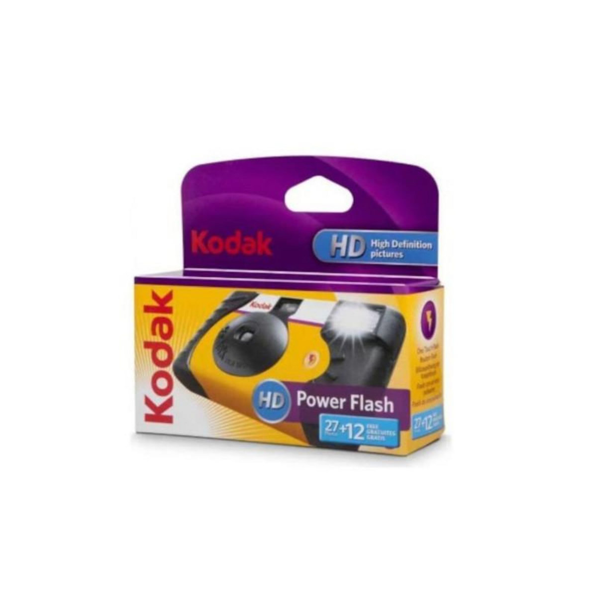 Kodak Appareil photo jetable Kodak Power Flash 800 iso 27+12