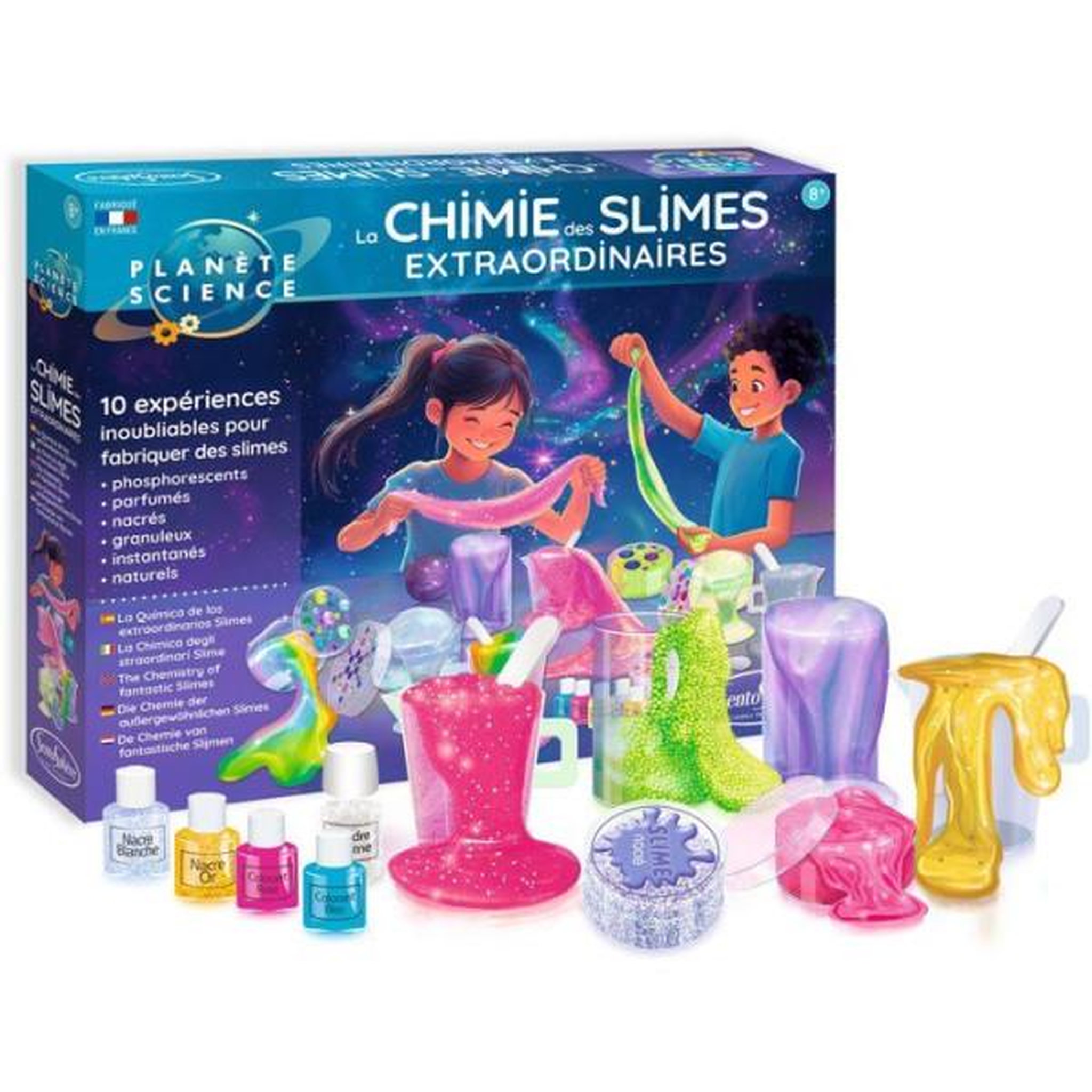 Voir la diapositive 2 : Sentosphere Kit Scientifique - SENTOSPHERE - La chimie du Slime extraodinaires - Slim de toutes les couleurs - Origine Naturelle - Des 8 ans