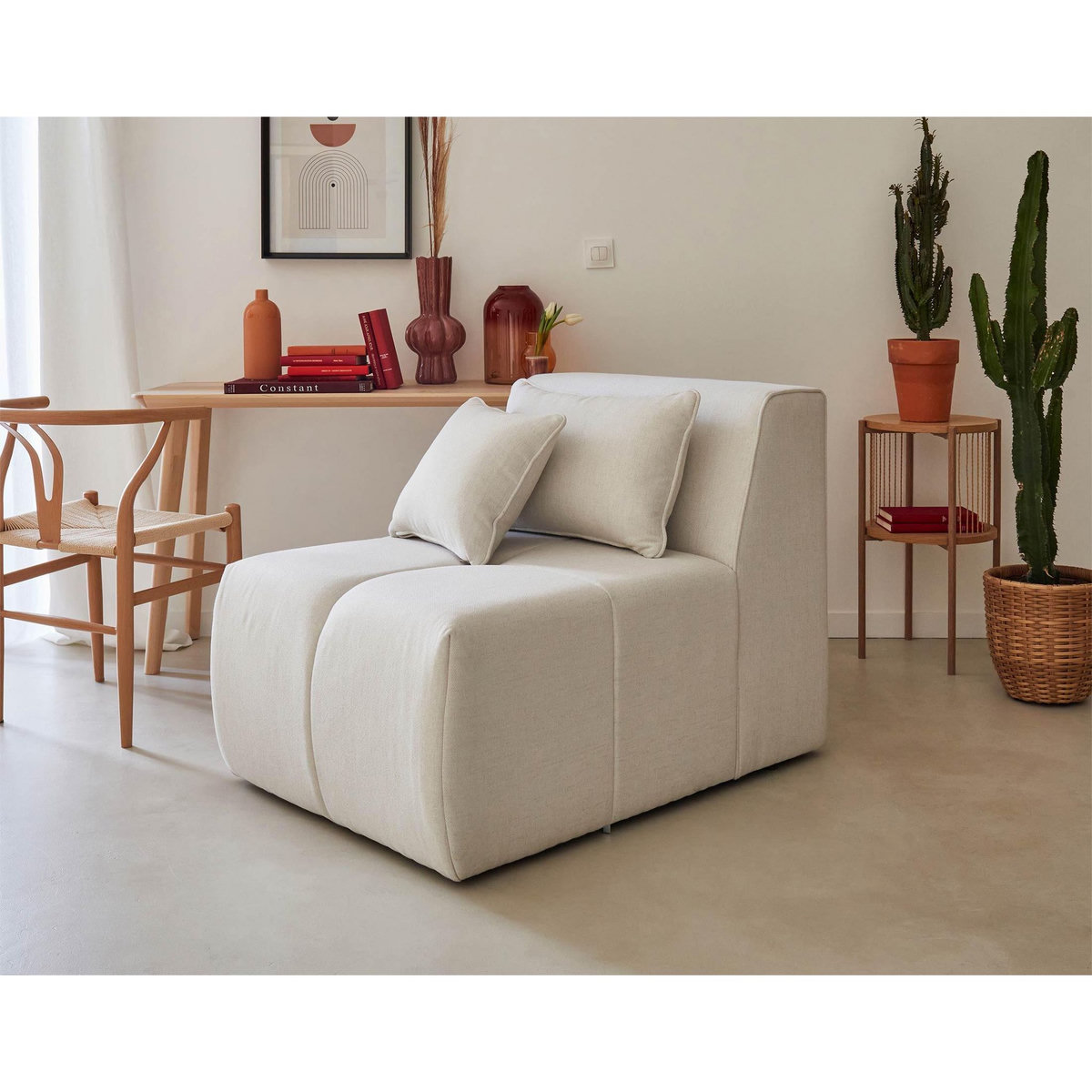 LISA DESIGN Caracas - module d'assise - en tissu