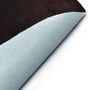 Voir la diapositive 4 : VIDAXL Tapis en peau de vache veritable Noir 150 x 170 cm