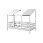 Voir la diapositive 2 : Paris Prix Pack - Lit Cabane Enfant & Sommier  Housebed I  90x200cm Blanc